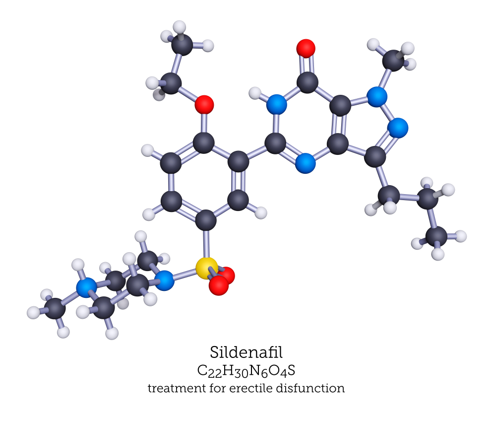 molecola del sildenafil viagra