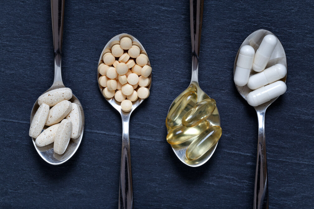 Types of vitamin supplements.