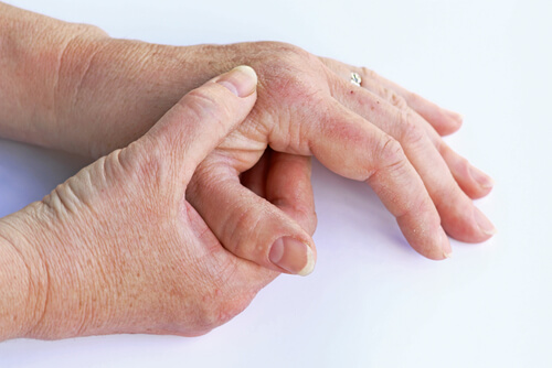 A person with Parkinson's disease.