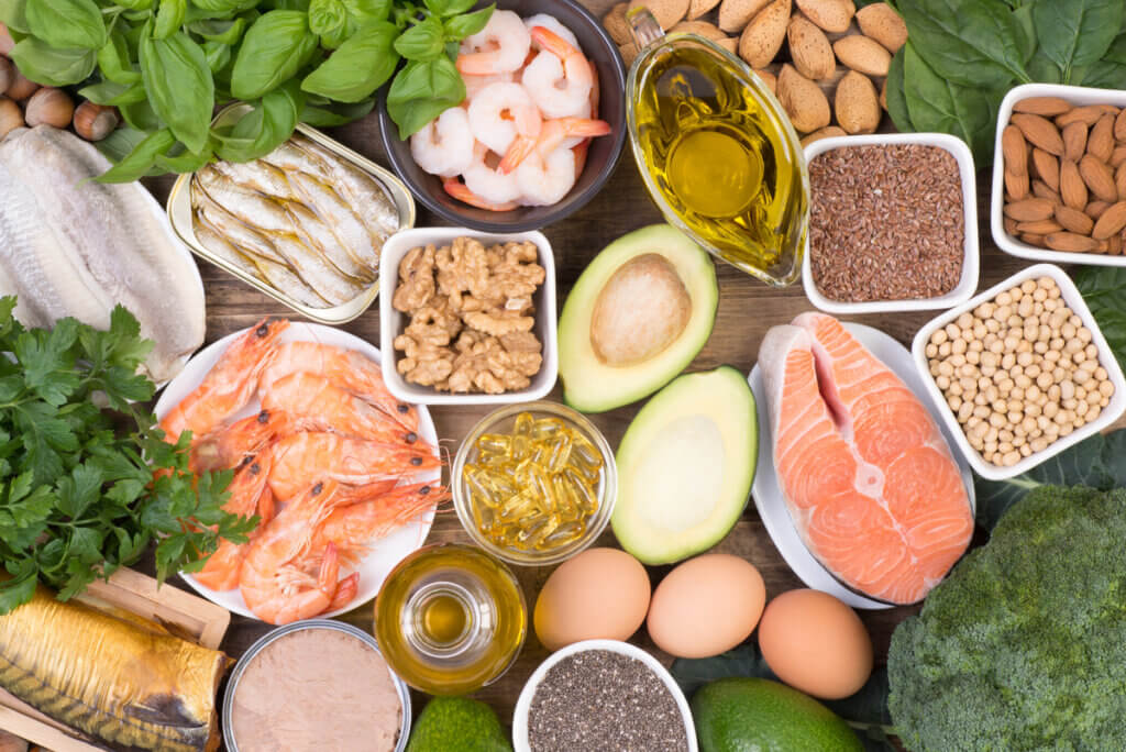Fuentes de ácidos grasos omega 3 en el embarazo.