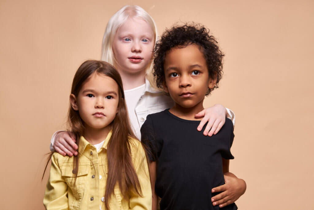 Kinderen van verschillende rassen.