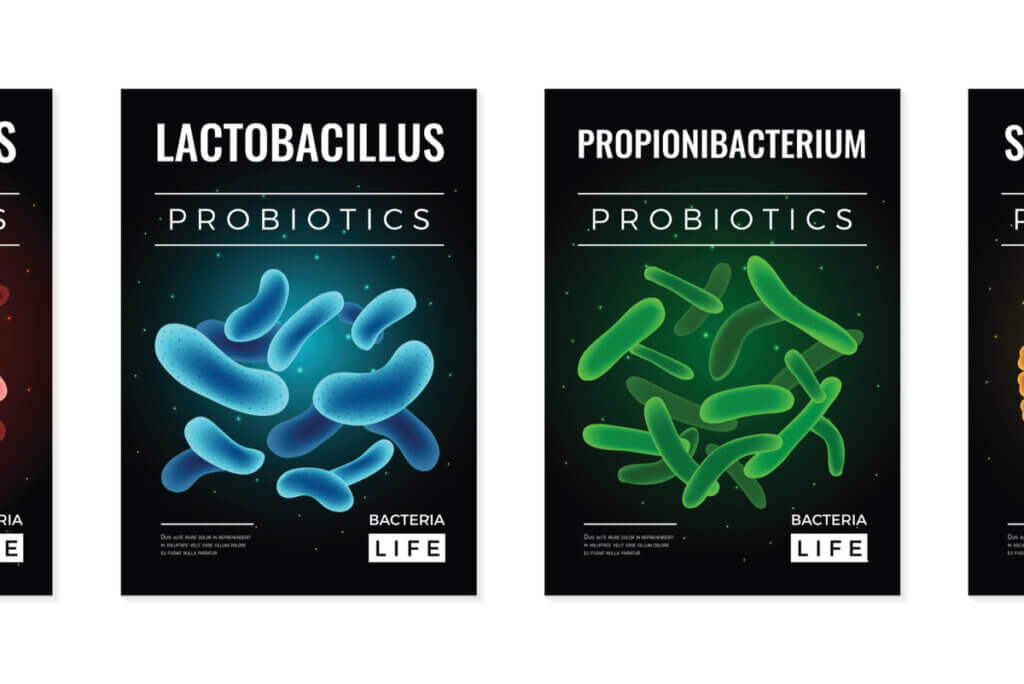 Suplementos probióticos.