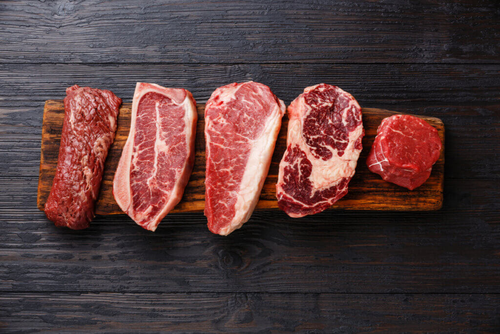 Tipos de carnes.