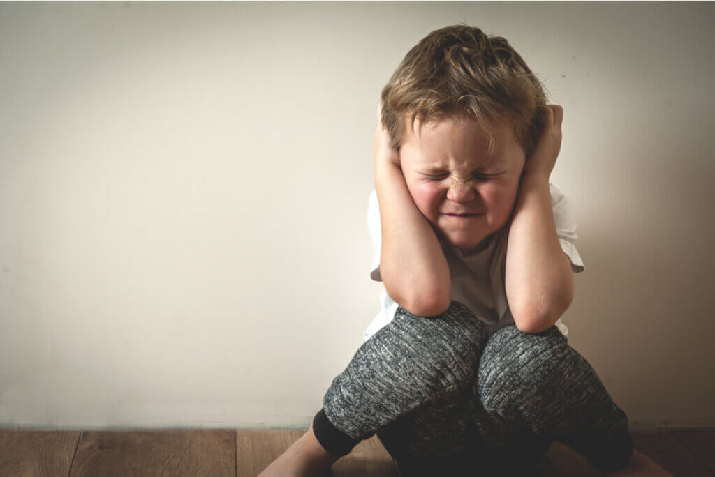 Criança com transtorno de estresse agudo.