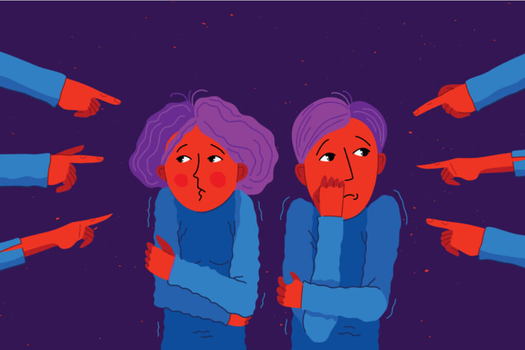 Culpabilización percibida como distorsión.