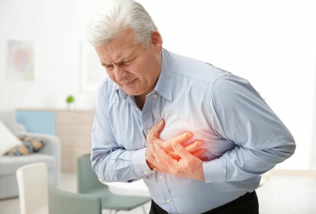 Infarto por presión arterial baja.