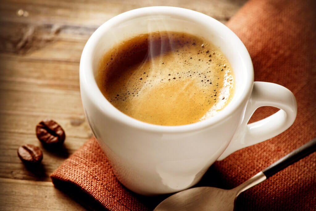 Taza de café para el estreñimiento.