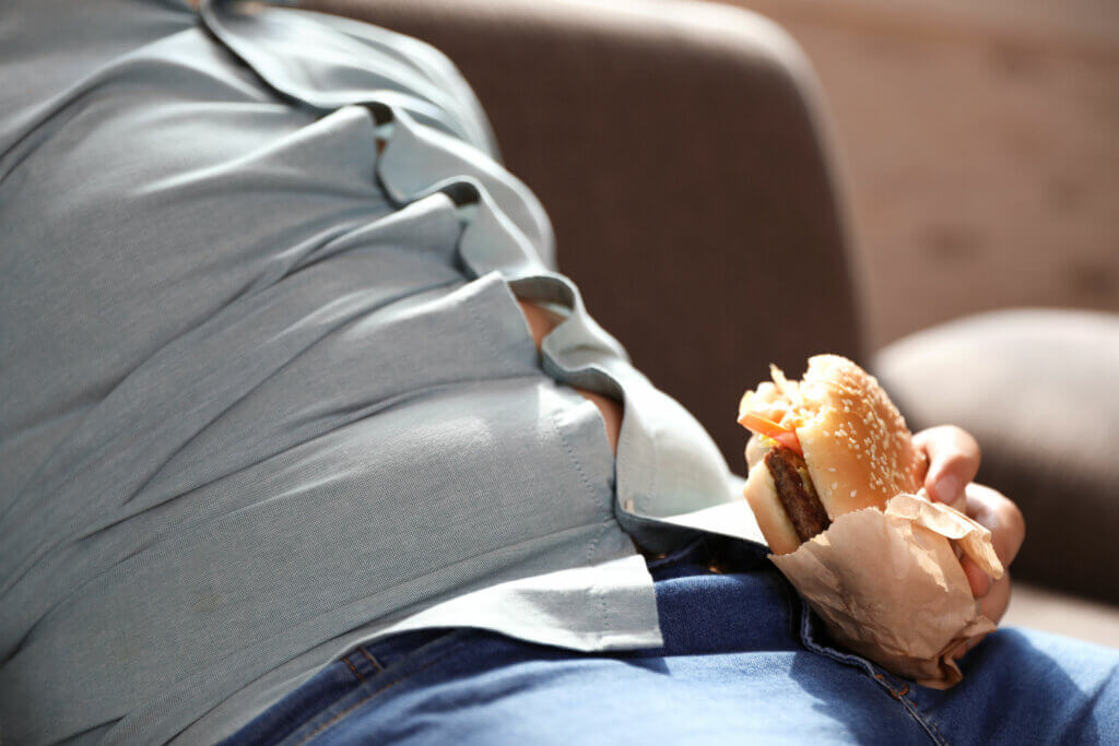 Malos hábitos como causa de obesidad.