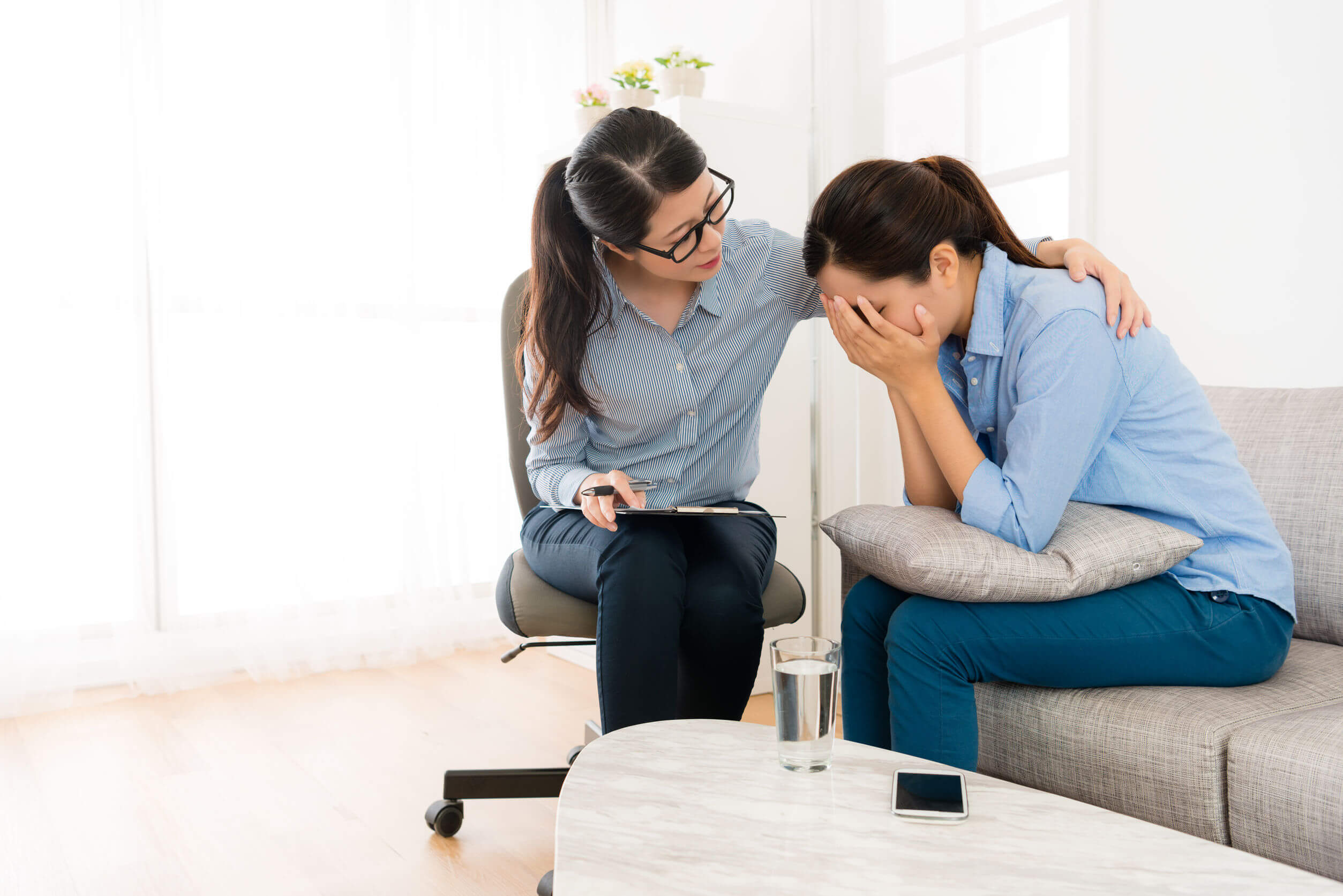 Postpartum depression requires professional care.