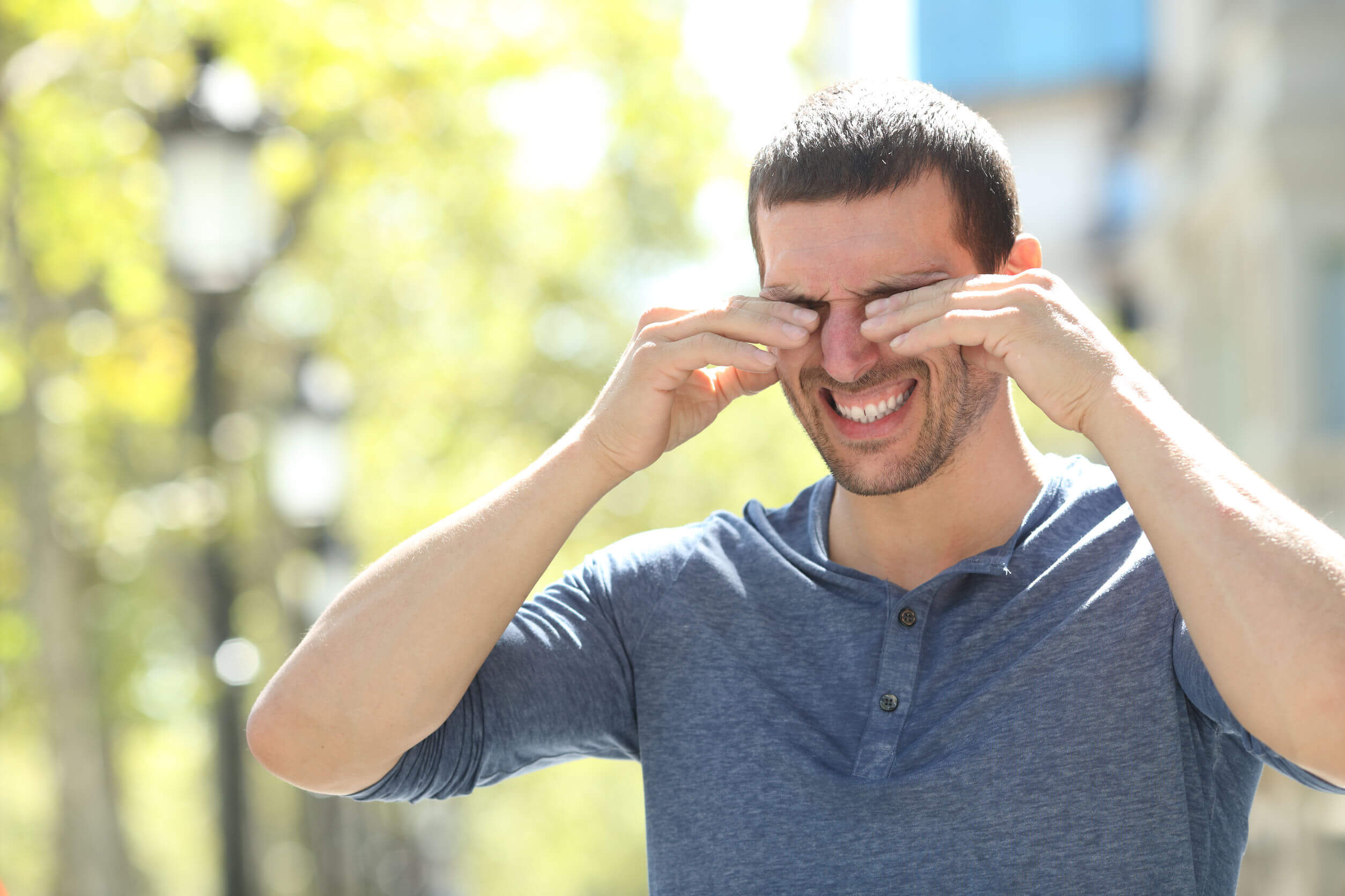 Algunos tipos de lágrimas se relacionan con la irritación.