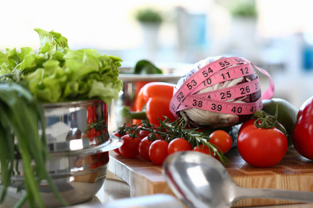 Uma dieta funcional é alcançada com alimentos vegetais.