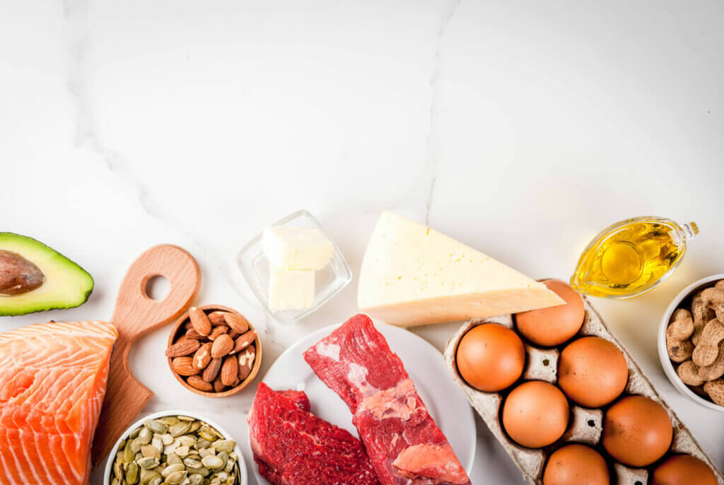 Alimentos frescos para prevenir la obesidad.