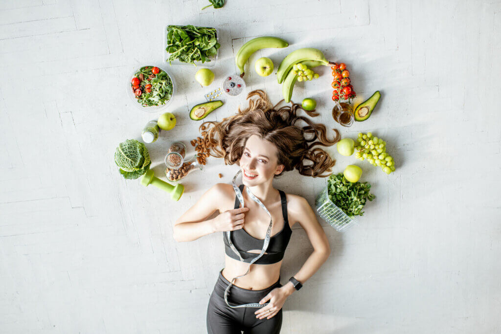 Dietas veganas y vegetarianas.