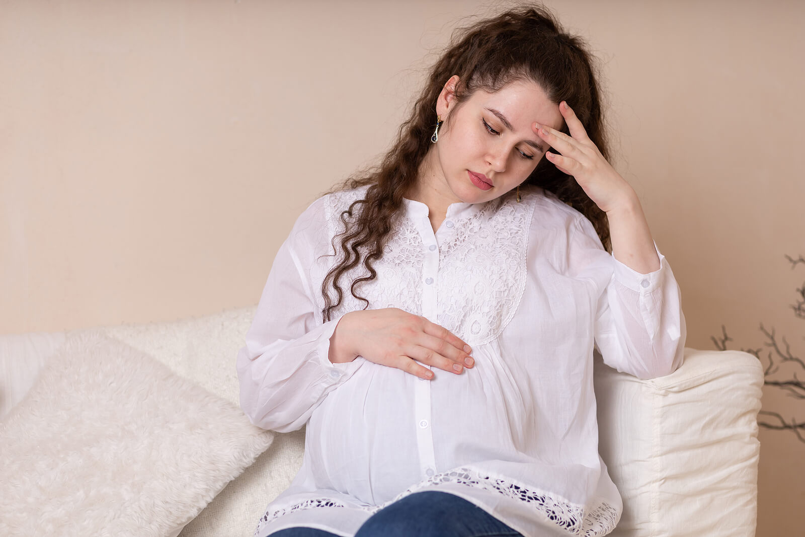 Bleeding during pregnancy may be due to a placenta previa.