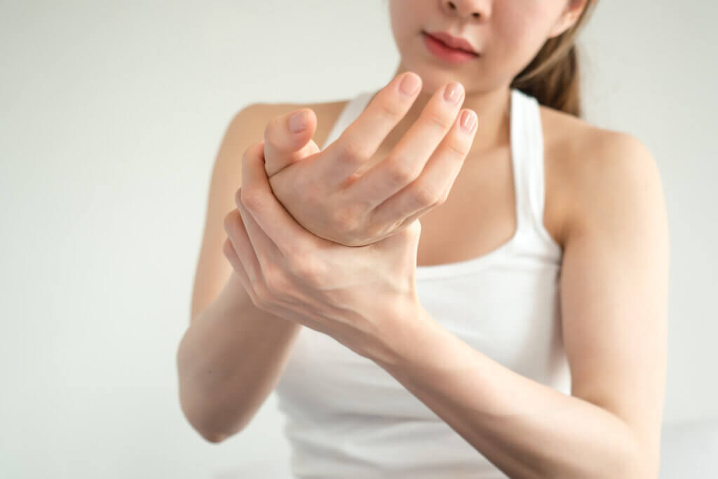 Young woman with Still's disease.