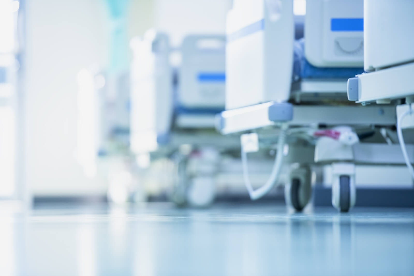 Lits d'hôpital. 