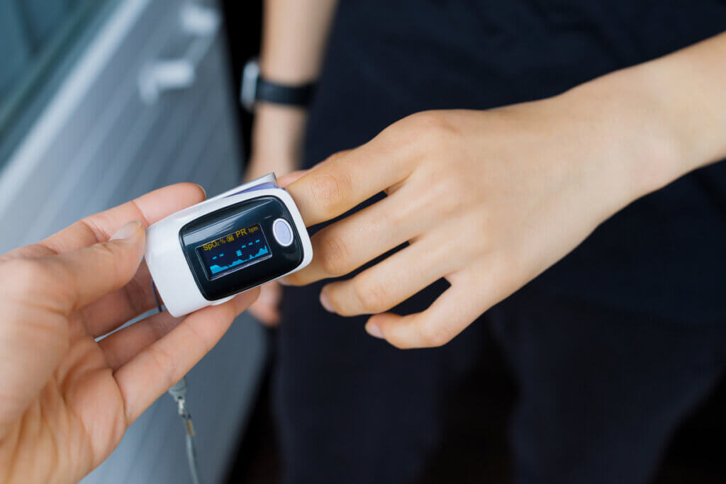 Saturación de oxígeno.