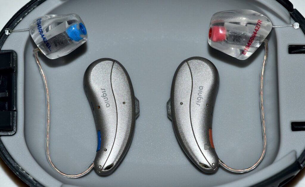 Hearing aids for hearing loss.