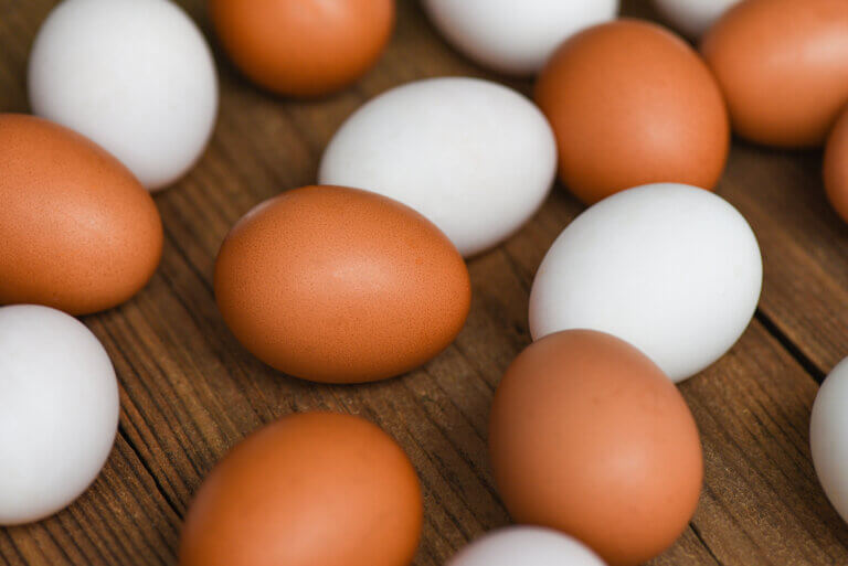 Diferencias entre huevos blancos y marrones