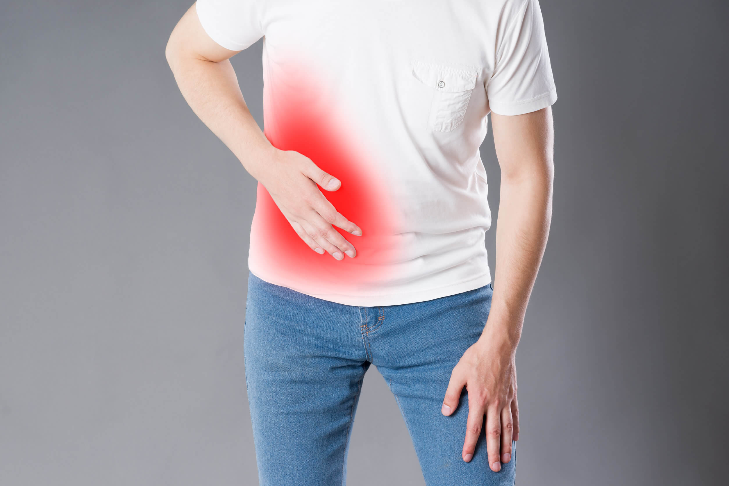 Dolor abdominal en el lado derecho