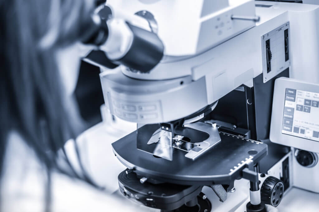 La citología se analiza en el laboratorio