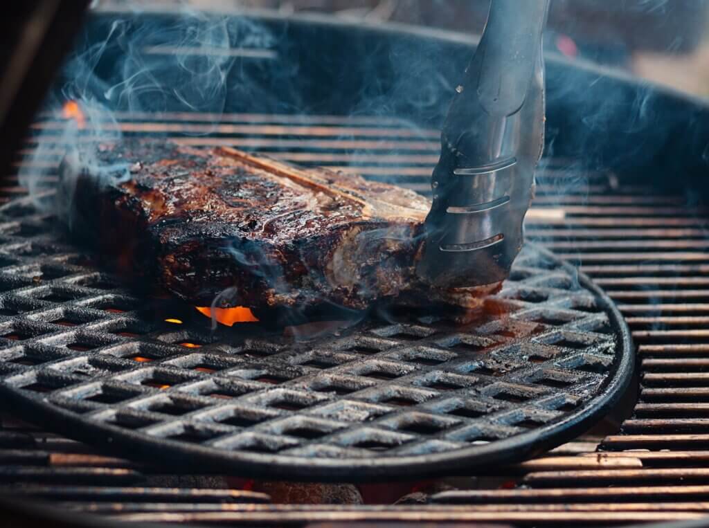Don't eat burnt food, even if it's meat.