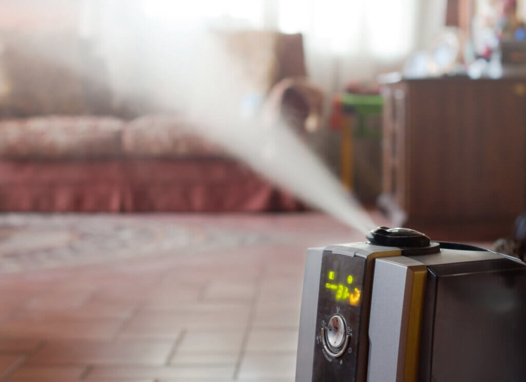 Un humidificador para aliviar la tos seca