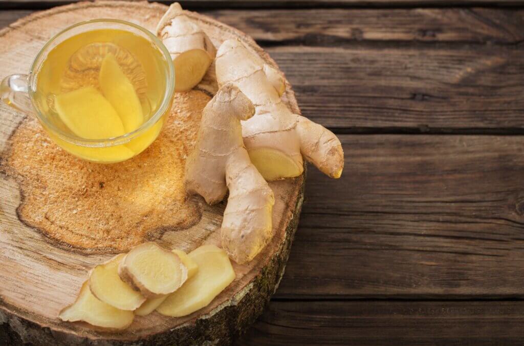 Ginger tea is excellent for relieving a dry cough.