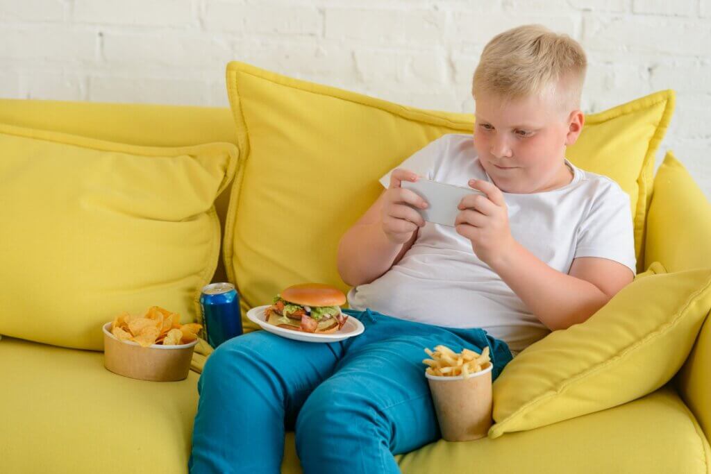 High cholesterol in children and overweight.