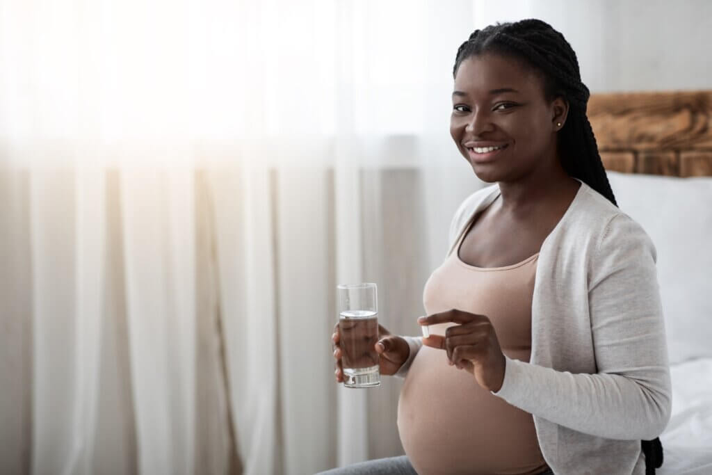 Prenatal vitamins include folic acid.